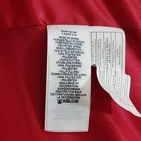 True Religion, Mens, Red Puffer Jacket - Picture 9 of 10